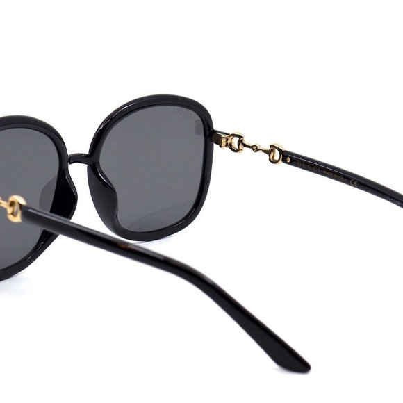 NEW GUCCI GG0892SA 001 BLACK GREY AUTHENTIC SUNGLASSES 50-19 - Picture 10 of 15